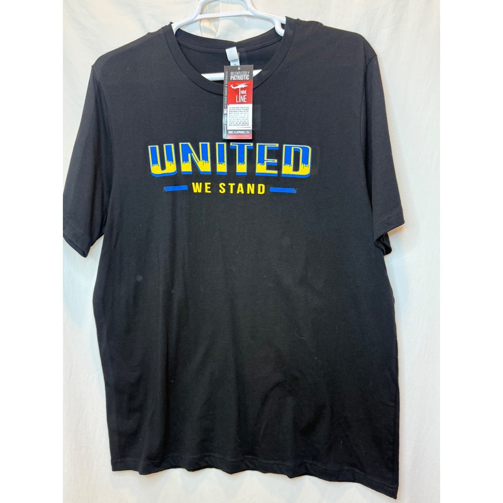 Nine Line Apparel Mens 2XL United We Stand Ukraine Support T Shirt NWT‎
